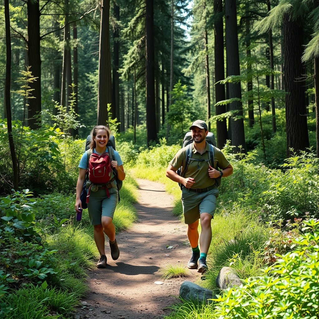 Guided hike through scenic trails
